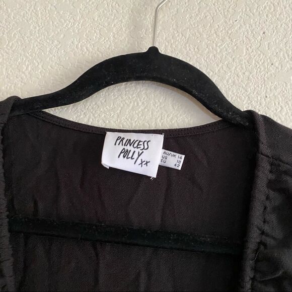 Princess Polly Open Front Tie Top/Short Sleeve Cardigan - Picture 4 of 6